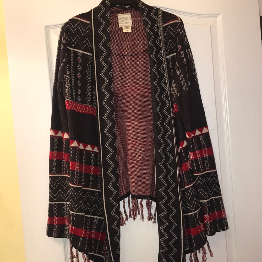 BillaBong Cardigan Sweater